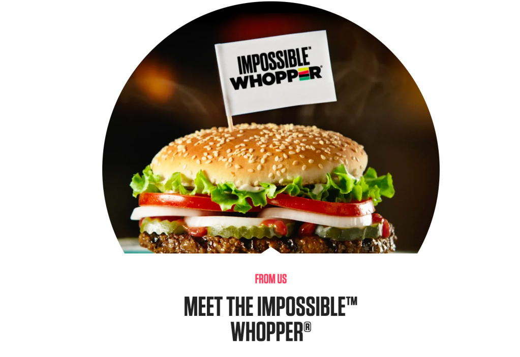 burger king impossible foods 